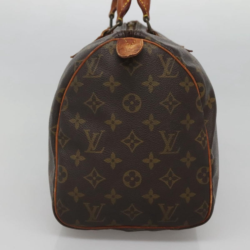 LOUIS VUITTON Monogram Speedy 30 Hand Bag M41526 LV Auth 119528
