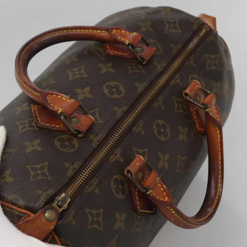 LOUIS VUITTON Monogram Speedy 30 Hand Bag M41526 LV Auth 119528