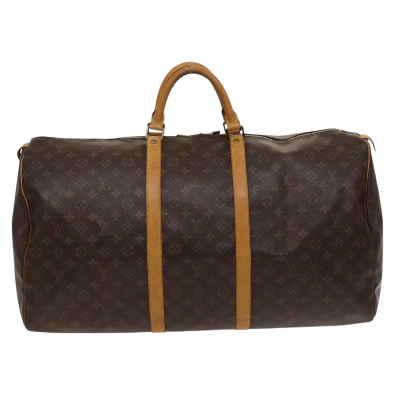 LOUIS VUITTON Monogram Keepall 60 Boston Bag M41422 LV Auth 119531