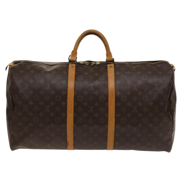 LOUIS VUITTON Monogram Keepall 60 Boston Bag M41422 LV Auth 119531