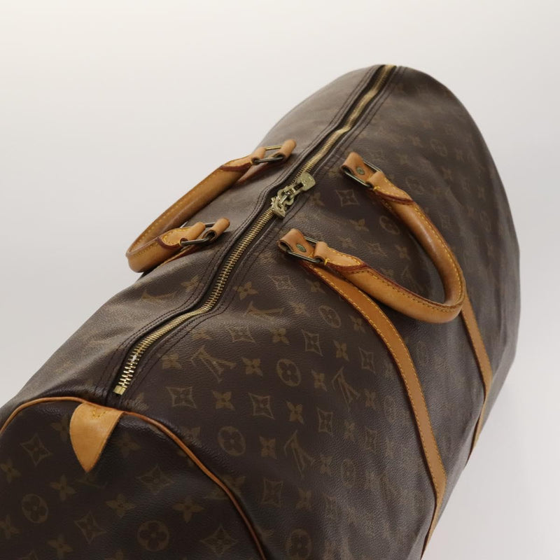 LOUIS VUITTON Monogram Keepall 60 Boston Bag M41422 LV Auth 119531