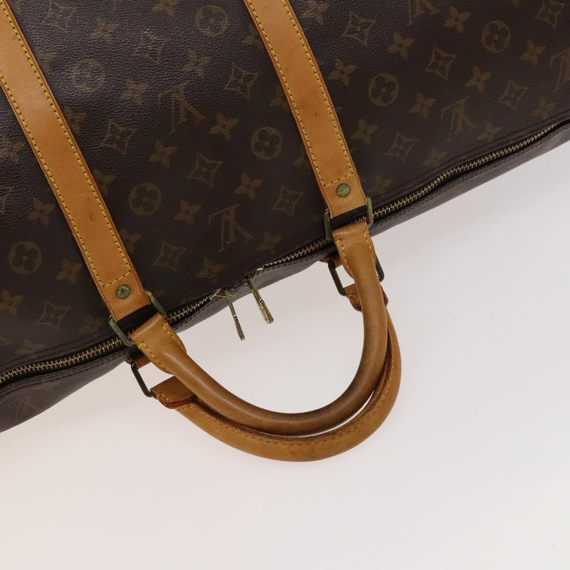 LOUIS VUITTON Monogram Keepall 60 Boston Bag M41422 LV Auth 119531