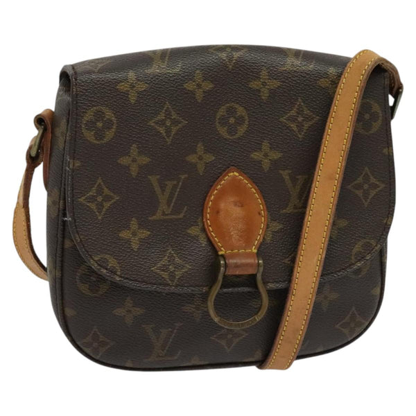 LOUIS VUITTON Monogram Saint Cloud MM Shoulder Bag M51243 LV Auth 119533