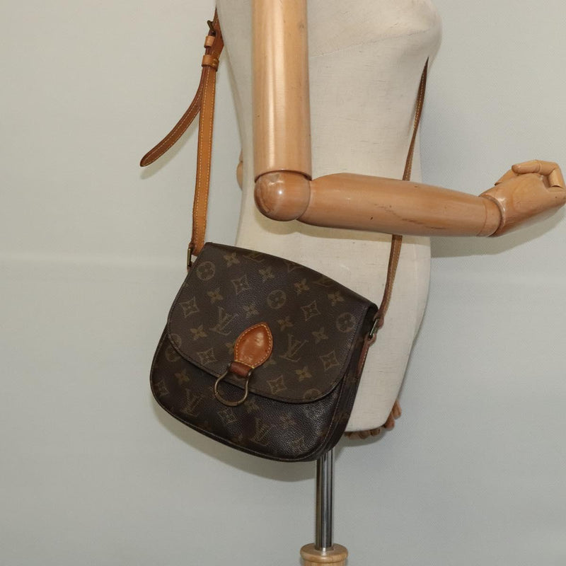 LOUIS VUITTON Monogram Saint Cloud MM Shoulder Bag M51243 LV Auth 119533