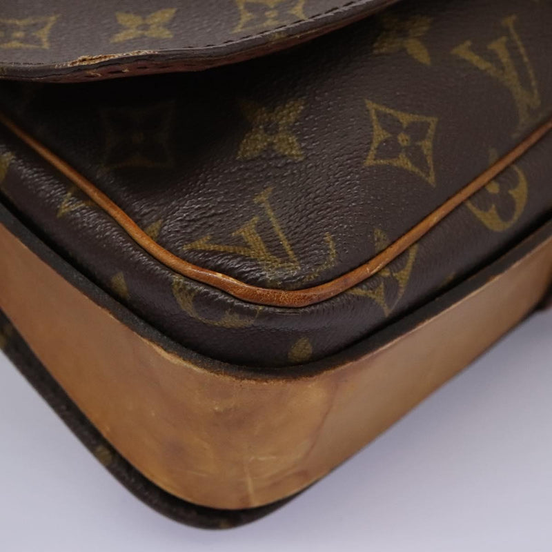 LOUIS VUITTON Monogram Cartouchiere GM Shoulder Bag Vintage M51252 Auth 119553
