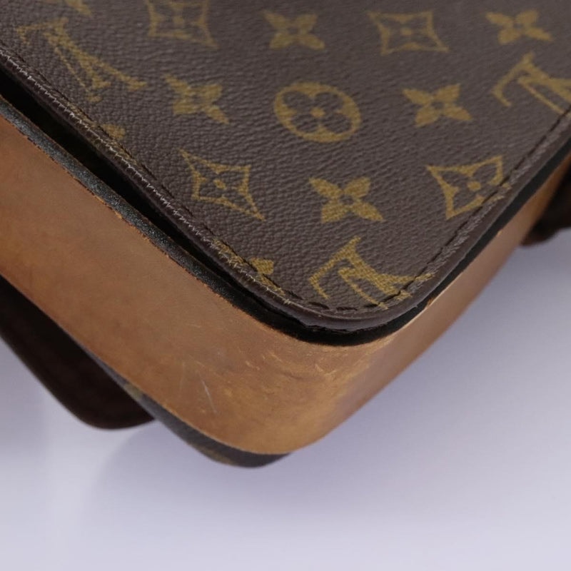 LOUIS VUITTON Monogram Cartouchiere GM Shoulder Bag Vintage M51252 Auth 119553