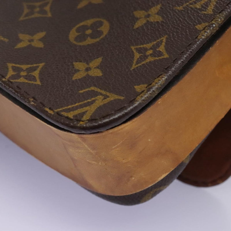 LOUIS VUITTON Monogram Cartouchiere GM Shoulder Bag Vintage M51252 Auth 119553