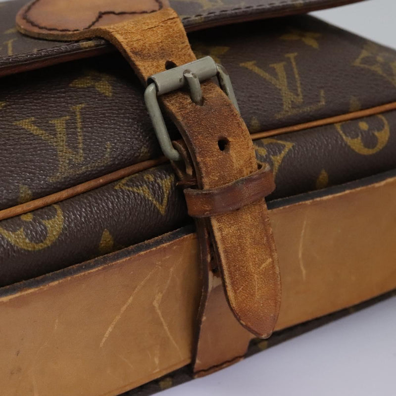 LOUIS VUITTON Monogram Cartouchiere GM Shoulder Bag Vintage M51252 Auth 119553