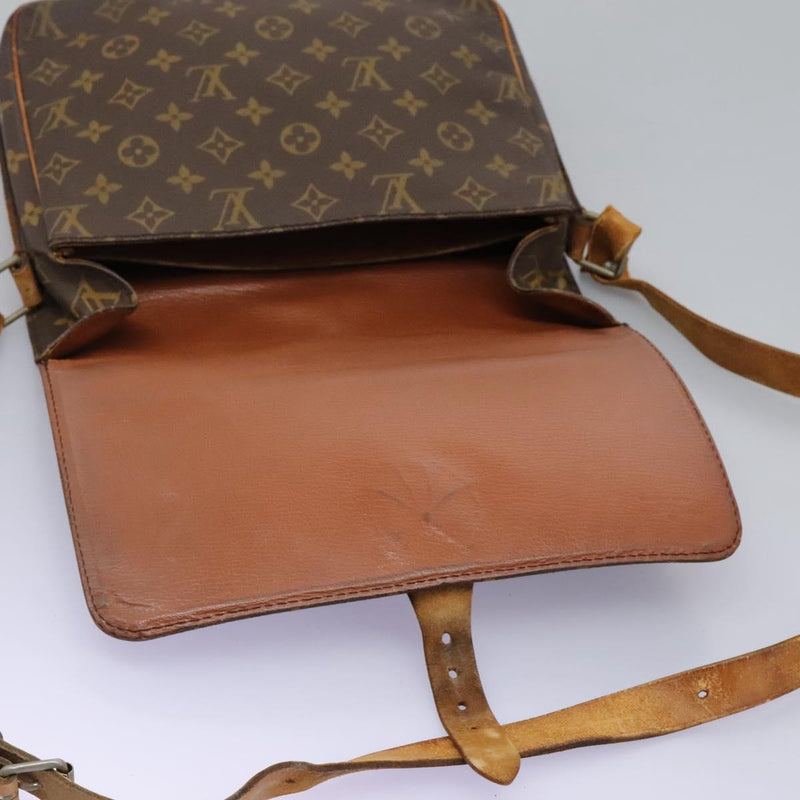 LOUIS VUITTON Monogram Cartouchiere GM Shoulder Bag Vintage M51252 Auth 119553