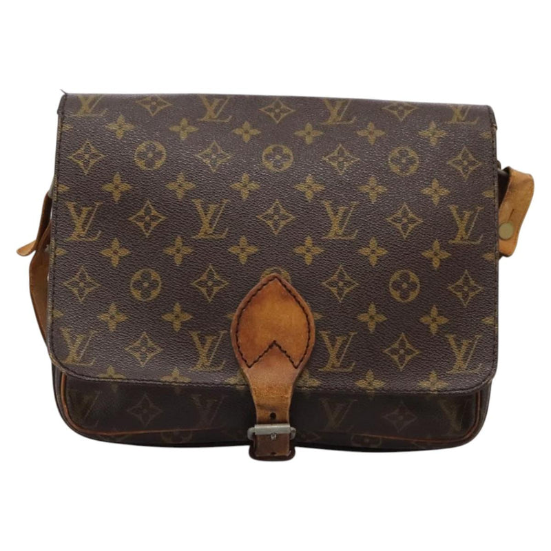 LOUIS VUITTON Monogram Cartouchiere GM Shoulder Bag Vintage M51252 Auth 119553
