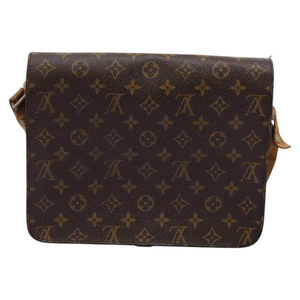 LOUIS VUITTON Monogram Cartouchiere GM Shoulder Bag Vintage M51252 Auth 119553