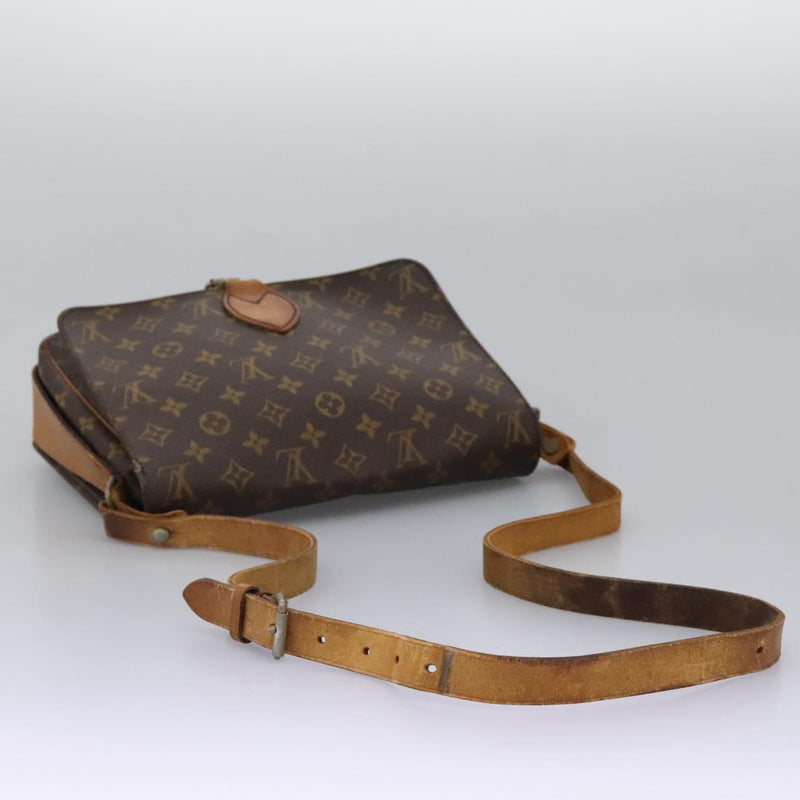 LOUIS VUITTON Monogram Cartouchiere GM Shoulder Bag Vintage M51252 Auth 119553