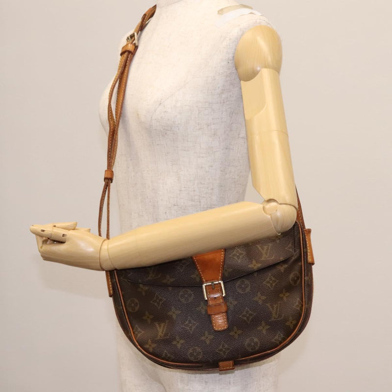 LOUIS VUITTON Monogram Jeune Fille GM Shoulder Bag Vintage M51225 LV Auth 119559