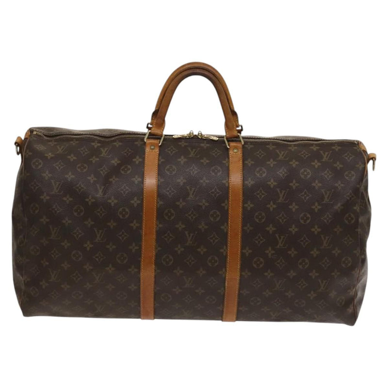 LOUIS VUITTON Monogram Keepall Bandouliere 60 Boston Bag M41412 LV Auth 119560