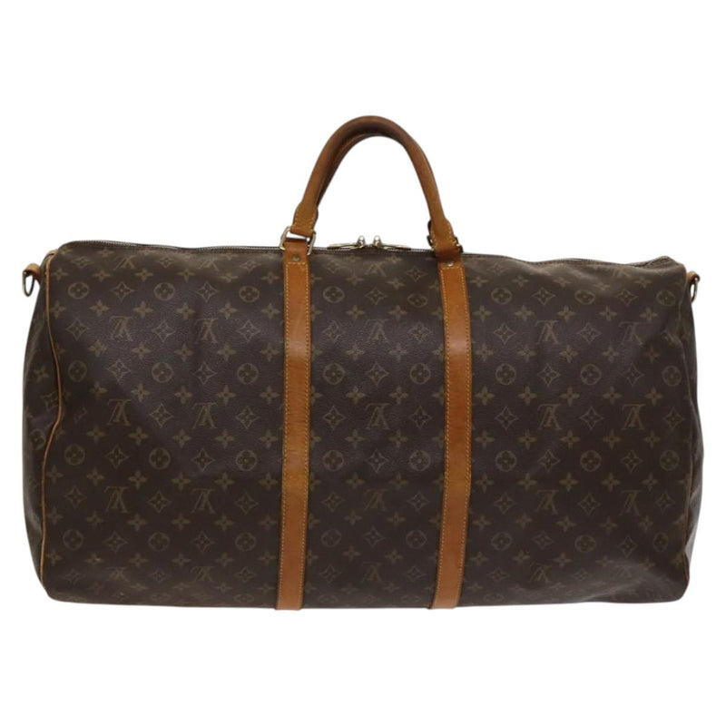 LOUIS VUITTON Monogram Keepall Bandouliere 60 Boston Bag M41412 LV Auth 119560