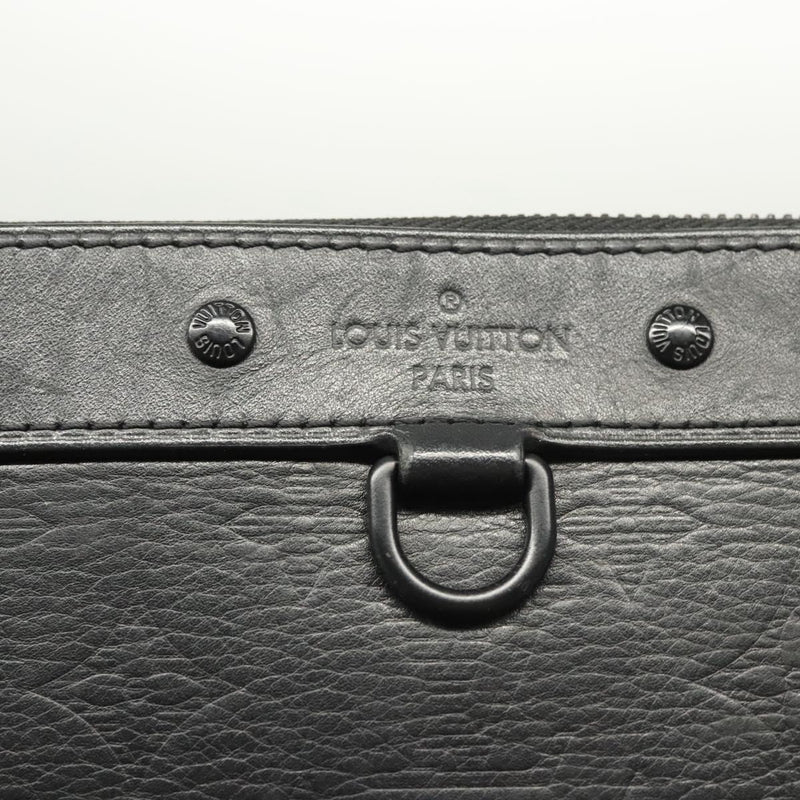 LOUIS VUITTON Monogram Shadow Pochette Discovery Bag Black M62903 LV Auth 119563
