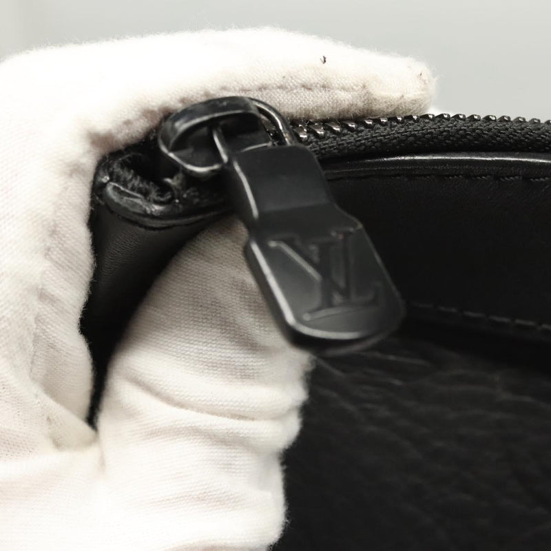 LOUIS VUITTON Monogram Shadow Pochette Discovery Bag Black M62903 LV Auth 119563