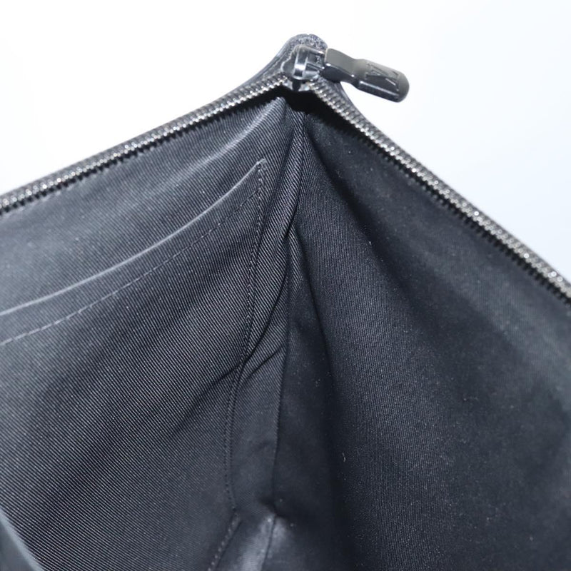 LOUIS VUITTON Monogram Shadow Pochette Discovery Bag Black M62903 LV Auth 119563