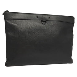 LOUIS VUITTON Monogram Shadow Pochette Discovery Bag Black M62903 LV Auth 119563