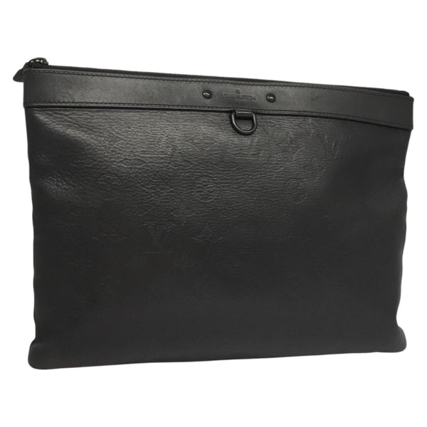LOUIS VUITTON Monogram Shadow Pochette Discovery Bag Black M62903 LV Auth 119563