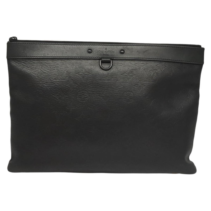 LOUIS VUITTON Monogram Shadow Pochette Discovery Bag Black M62903 LV Auth 119563