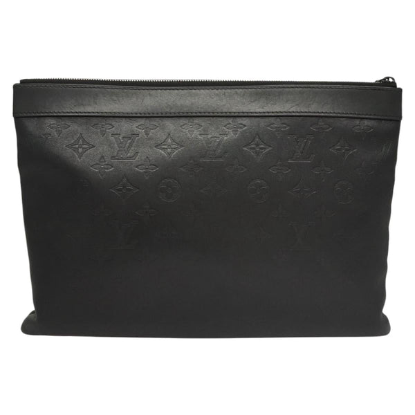 LOUIS VUITTON Monogram Shadow Pochette Discovery Bag Black M62903 LV Auth 119563