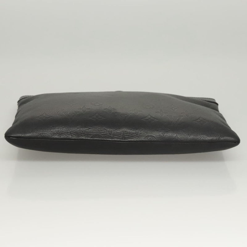 LOUIS VUITTON Monogram Shadow Pochette Discovery Bag Black M62903 LV Auth 119563