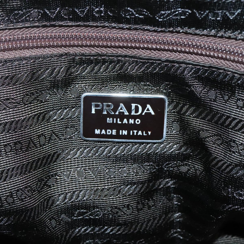 PRADA Shoulder Bag Nylon Khaki Auth 119570