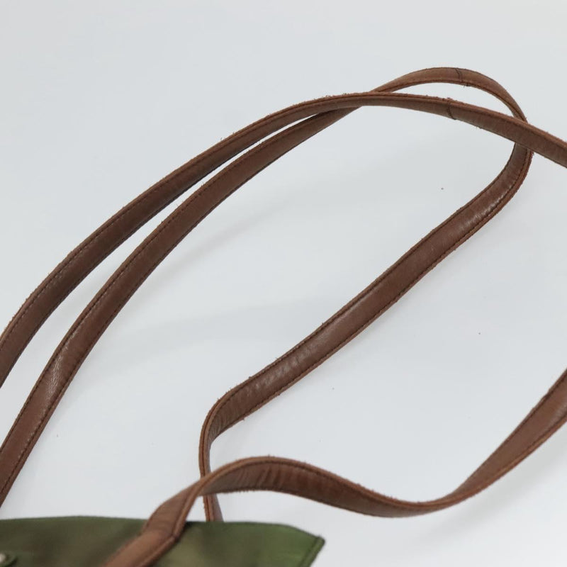 PRADA Shoulder Bag Nylon Khaki Auth 119570