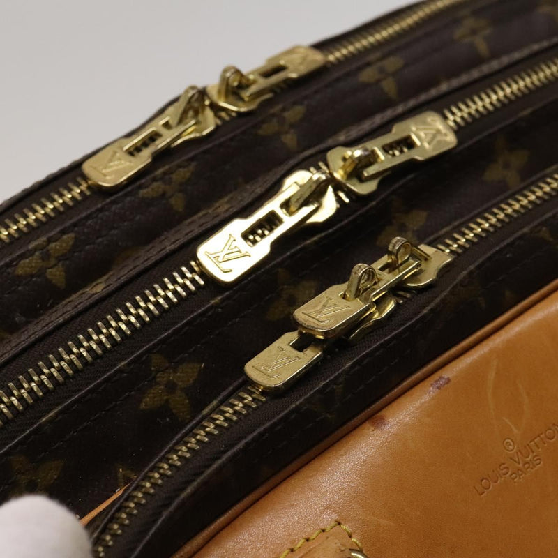 LOUIS VUITTON Monogram Alize 3 Poches Boston Bag M41391 LV Auth 119593