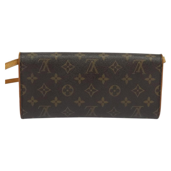 LOUIS VUITTON Monogram Pochette Twin GM Shoulder Bag M51852 LV Auth 119652