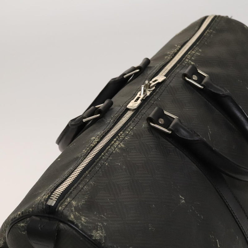 LOUIS VUITTON Damier Carbon Keepall 45 Boston Bag Black N41415 LV Auth 119664