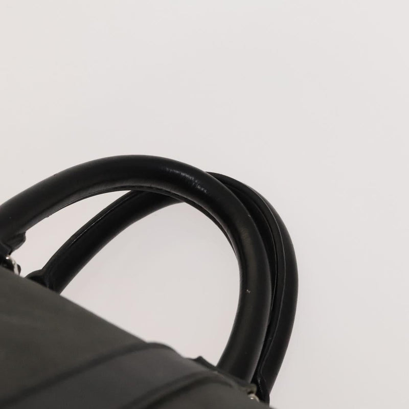 LOUIS VUITTON Damier Carbon Keepall 45 Boston Bag Black N41415 LV Auth 119664