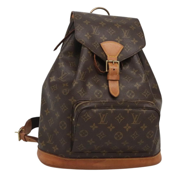 LOUIS VUITTON Monogram Montsouris GM Backpack M51135 LV Auth 119667