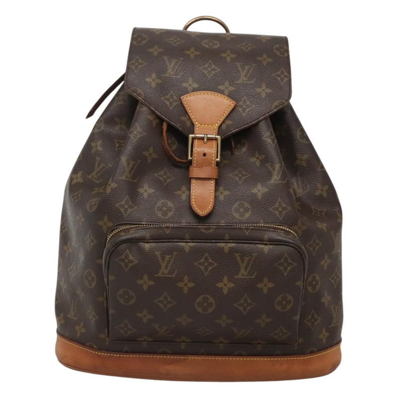 LOUIS VUITTON Monogram Montsouris GM Backpack M51135 LV Auth 119667