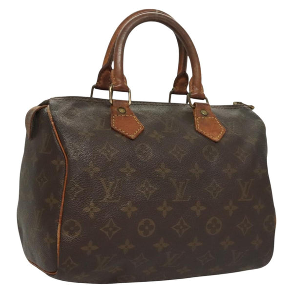 LOUIS VUITTON Monogram Speedy 25 Hand Bag M41528 LV Auth 119670