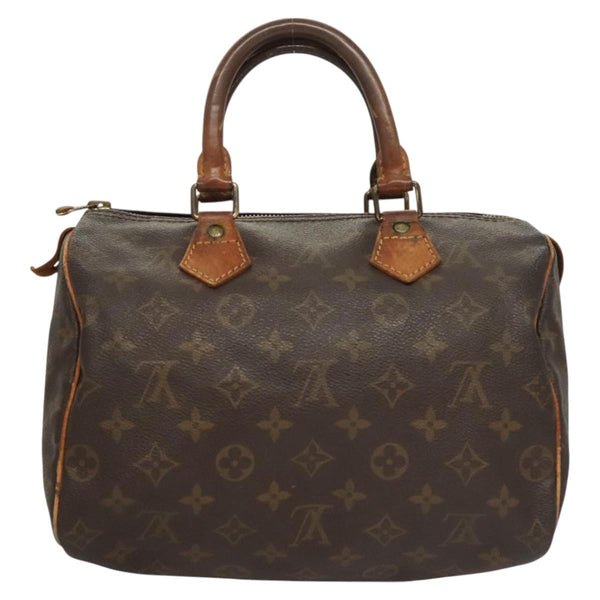 LOUIS VUITTON Monogram Speedy 25 Hand Bag M41528 LV Auth 119670