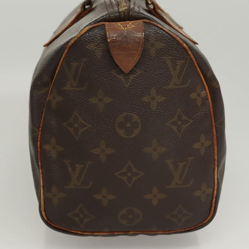 LOUIS VUITTON Monogram Speedy 25 Hand Bag M41528 LV Auth 119670