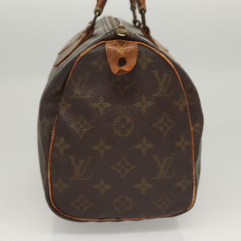 LOUIS VUITTON Monogram Speedy 25 Hand Bag M41528 LV Auth 119670