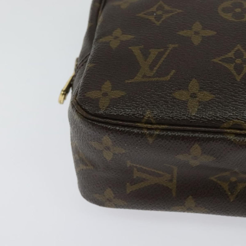 LOUIS VUITTON Monogram Trousse Toilette 23 Clutch Bag M47524 LV Auth 119697