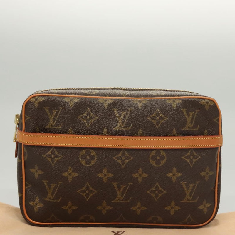 LOUIS VUITTON Monogram Compiegne 23 Clutch Bag M51847 LV Auth 119710