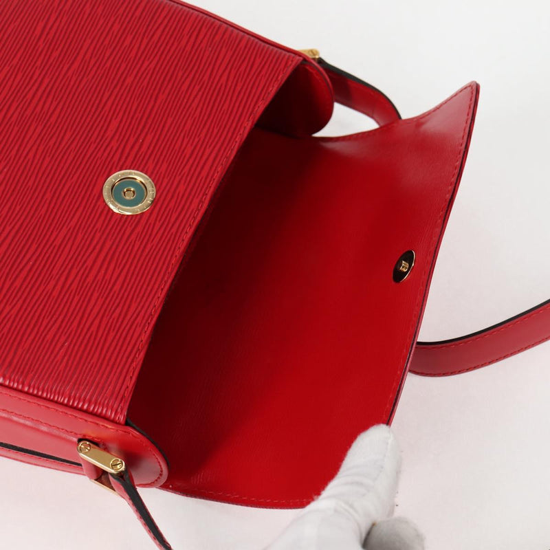 LOUIS VUITTON Epi Bushi Shoulder Bag Red M52207 LV Auth 119731A