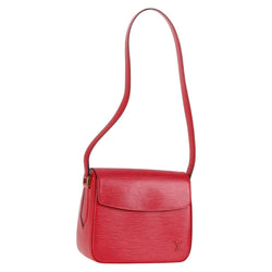 LOUIS VUITTON Epi Bushi Shoulder Bag Red M52207 LV Auth 119731A