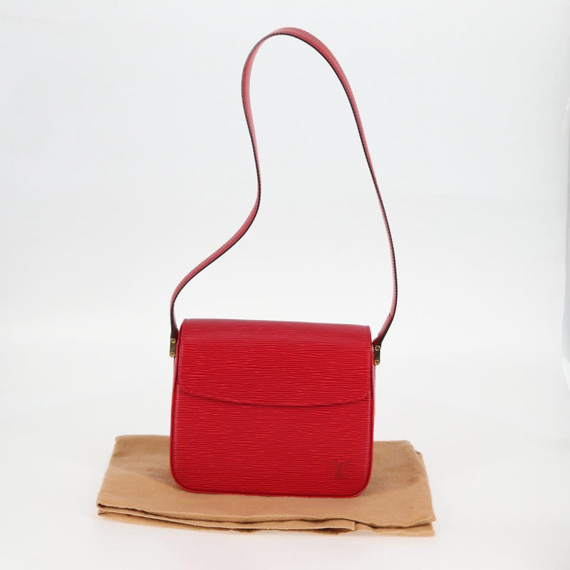 LOUIS VUITTON Epi Bushi Shoulder Bag Red M52207 LV Auth 119731A