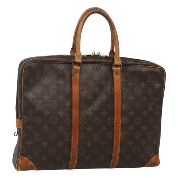 LOUIS VUITTON Monogram Porte Documents Voyage Business Bag M52005 Auth 119746