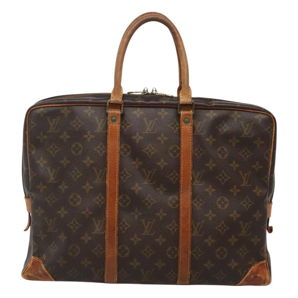 LOUIS VUITTON Monogram Porte Documents Voyage Business Bag M52005 Auth 119746