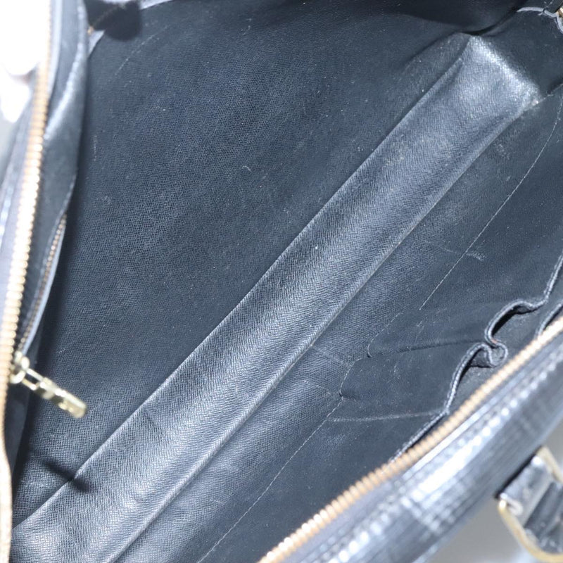 LOUIS VUITTON Epi Porte Documents Voyage Business Bag Black M54472 Auth 119747