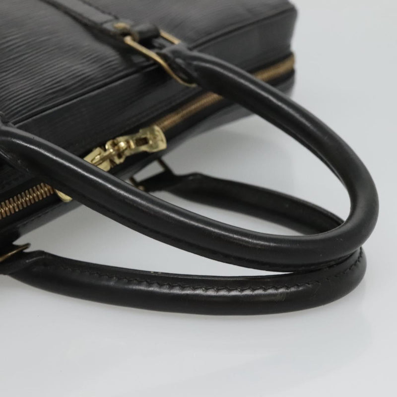 LOUIS VUITTON Epi Porte Documents Voyage Business Bag Black M54472 Auth 119747