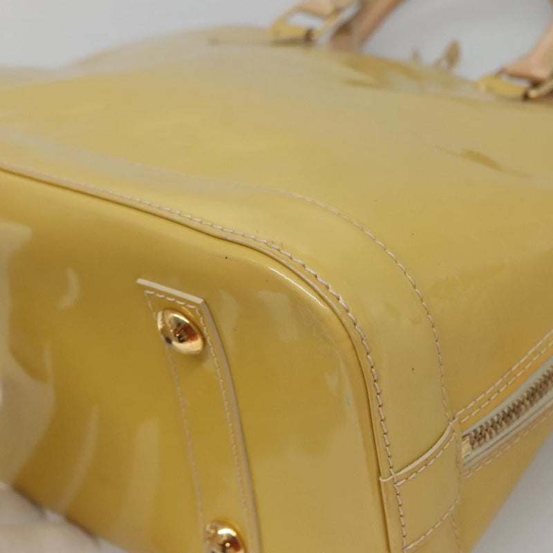 LOUIS VUITTON Monogram Vernis Alma Hand Bag Jone passion M91695 LV Auth 119757