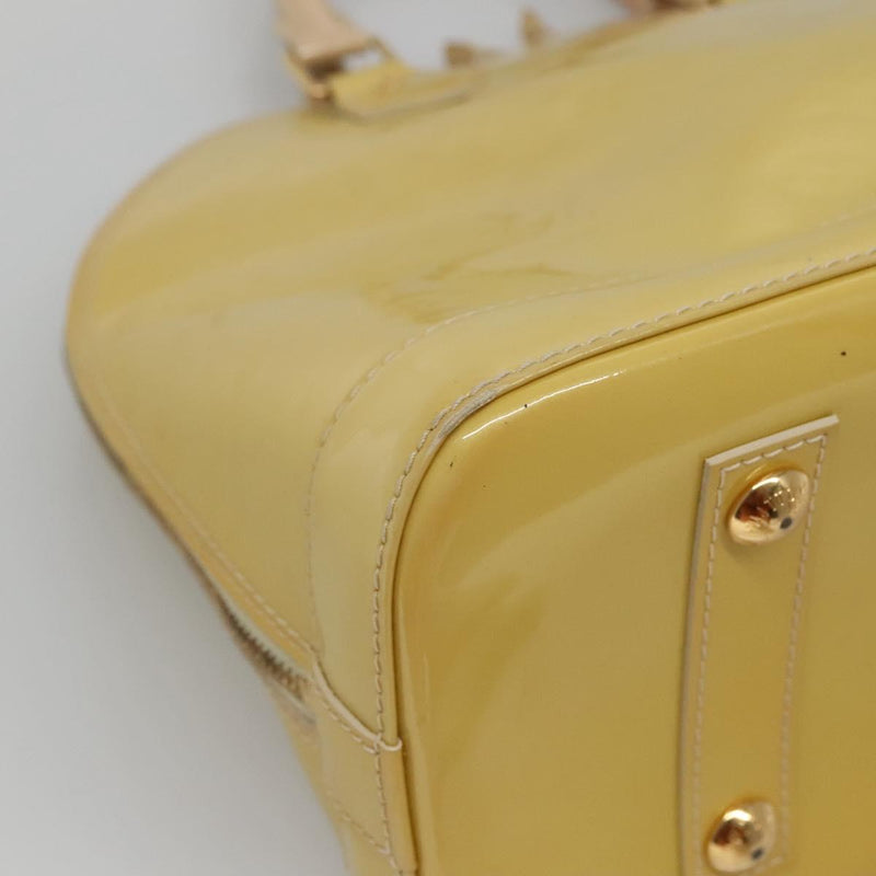 LOUIS VUITTON Monogram Vernis Alma Hand Bag Jone passion M91695 LV Auth 119757